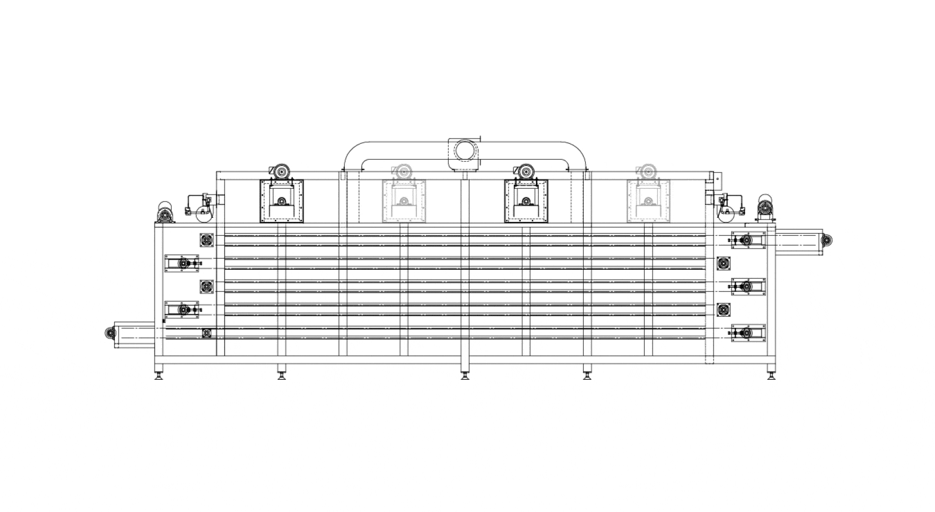Conveyor drying system｜TSHS Dryer Manufacturer